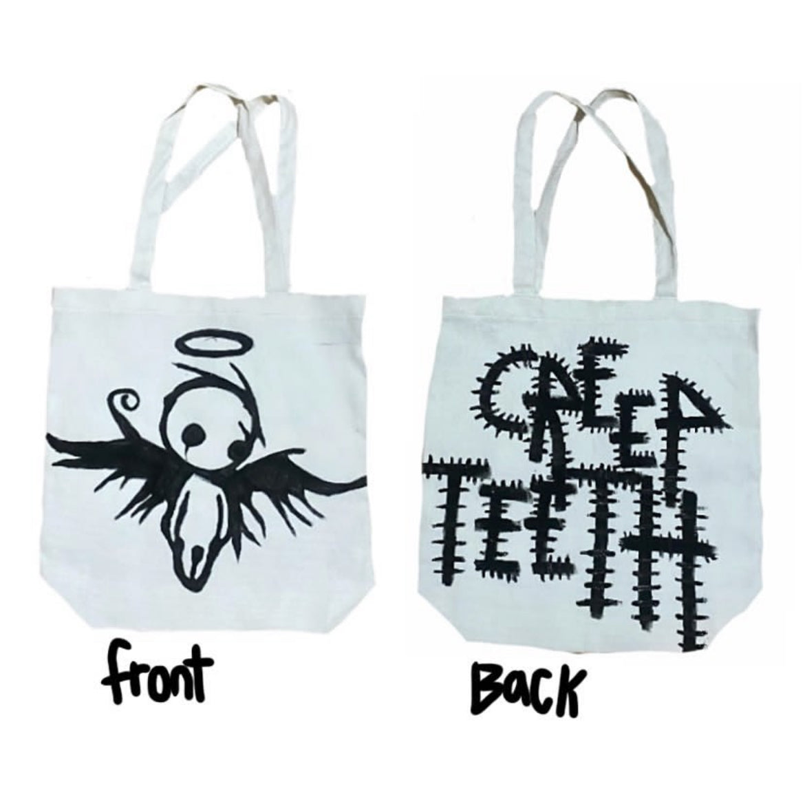 Emo angel tote