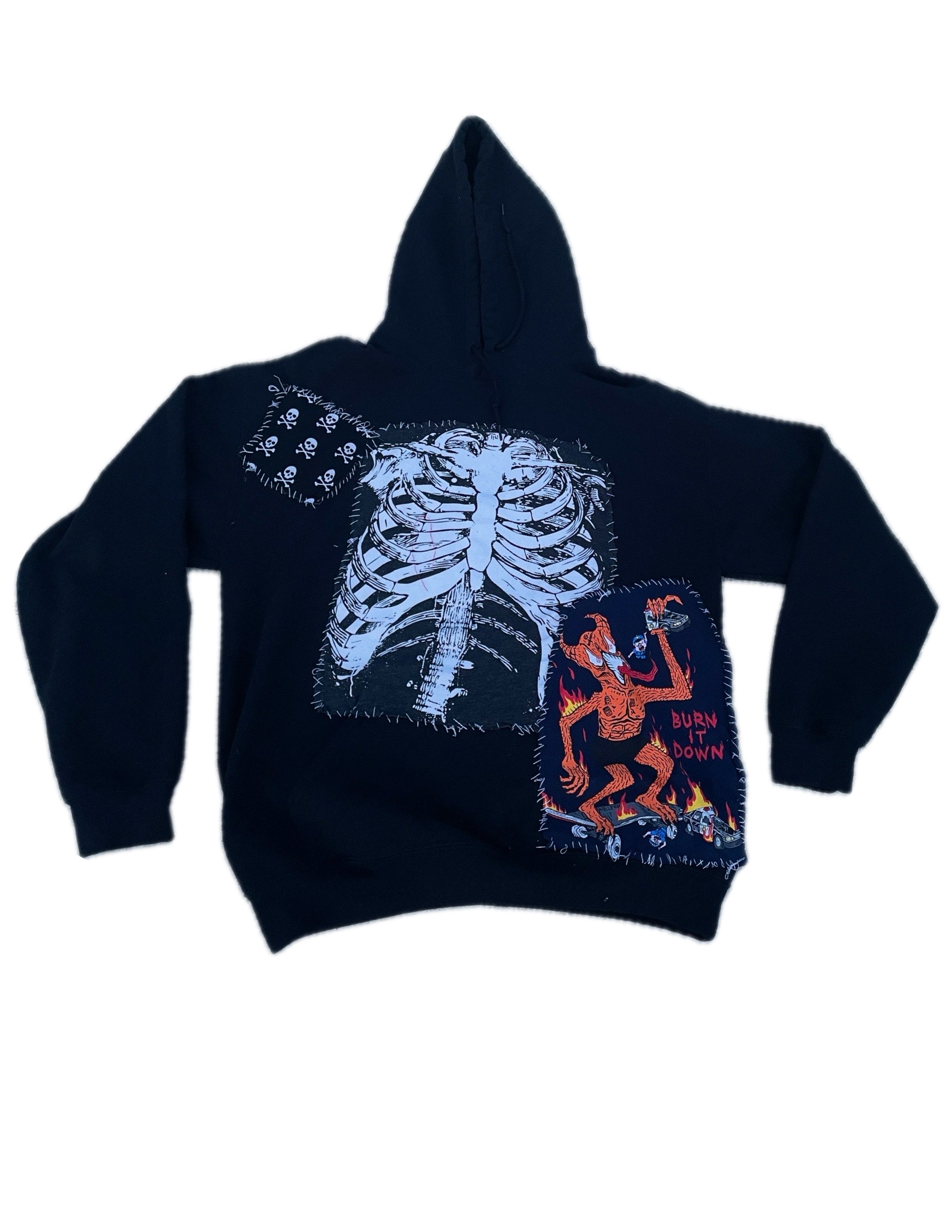 Misfit ribs hoodie (L)