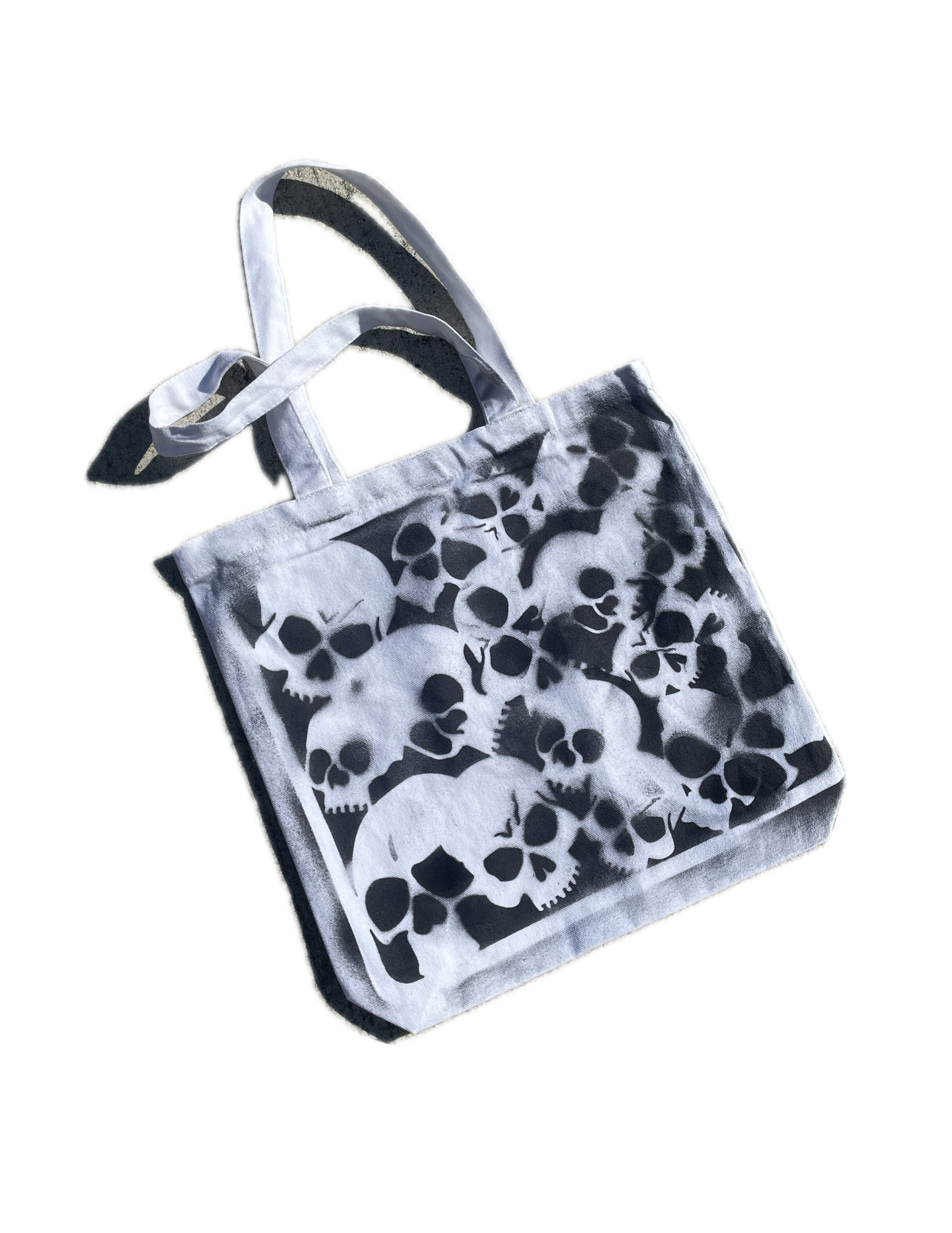 Skull tote bag