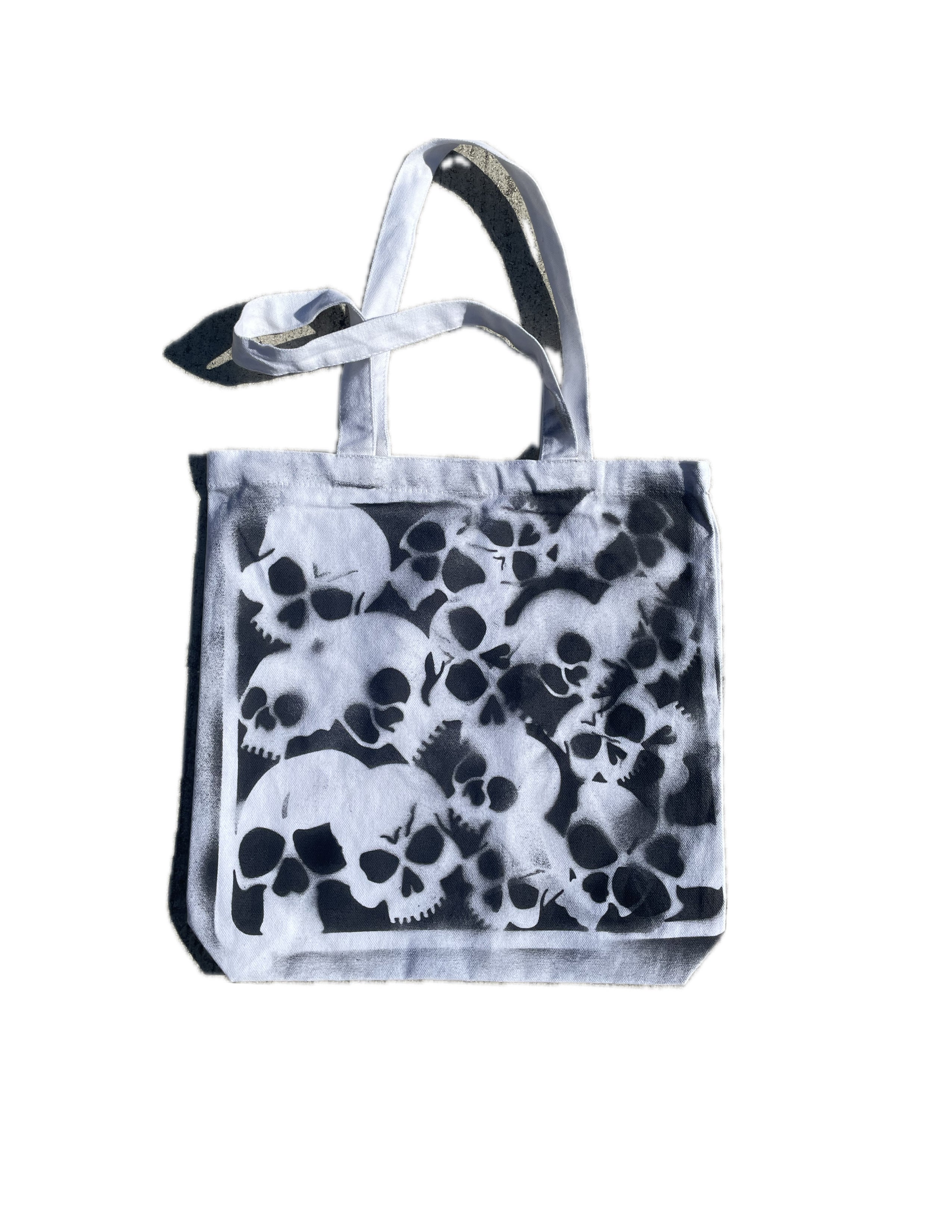 Skull tote bag