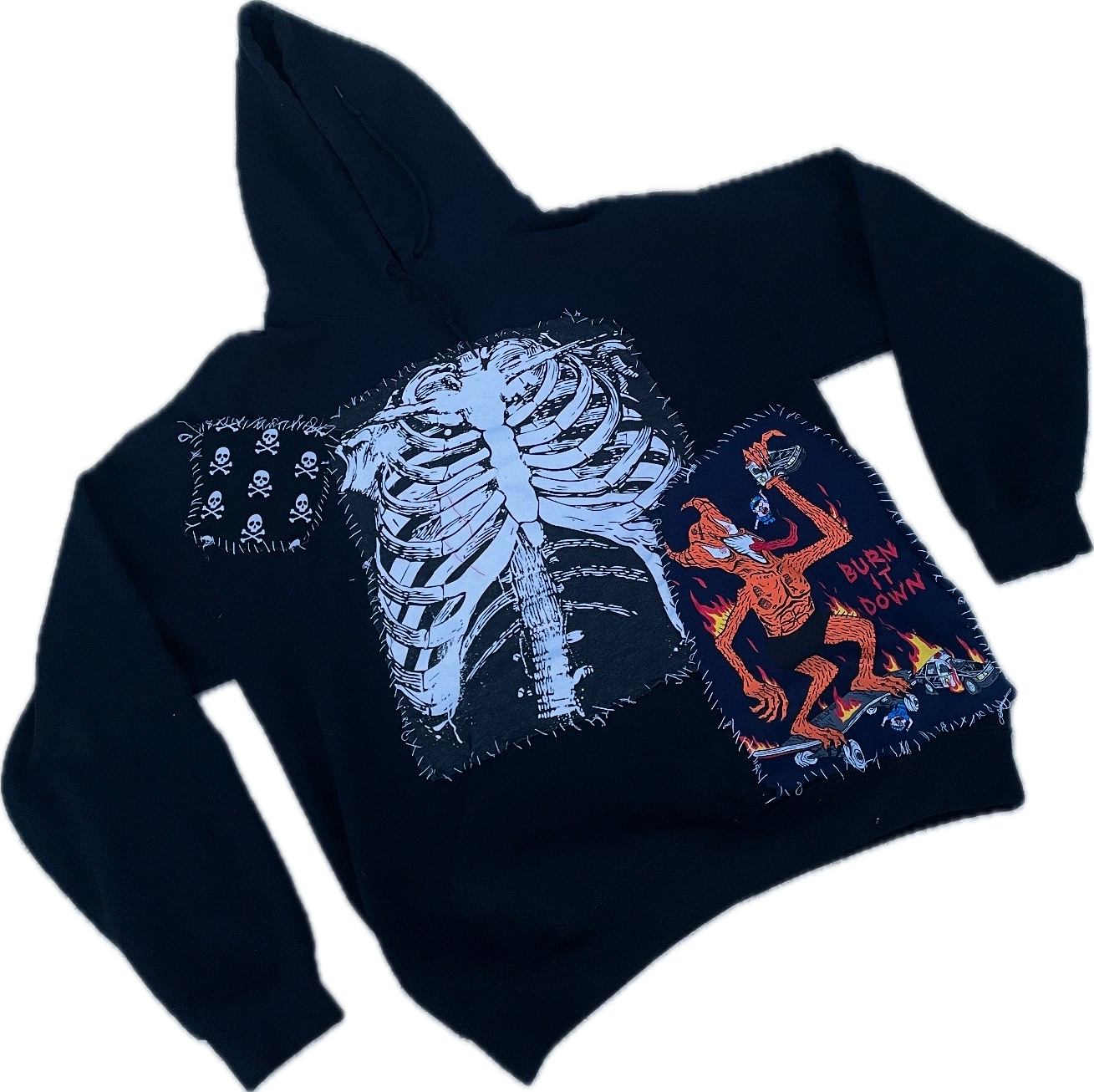 Misfit ribs hoodie (L)